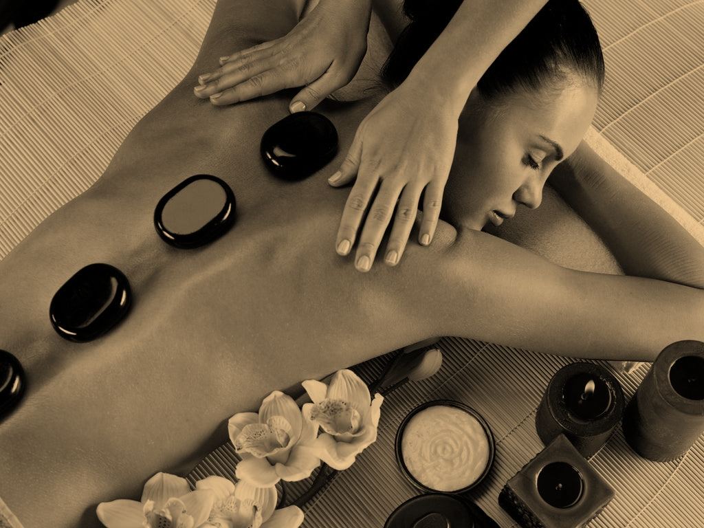 Combi massage hotstone